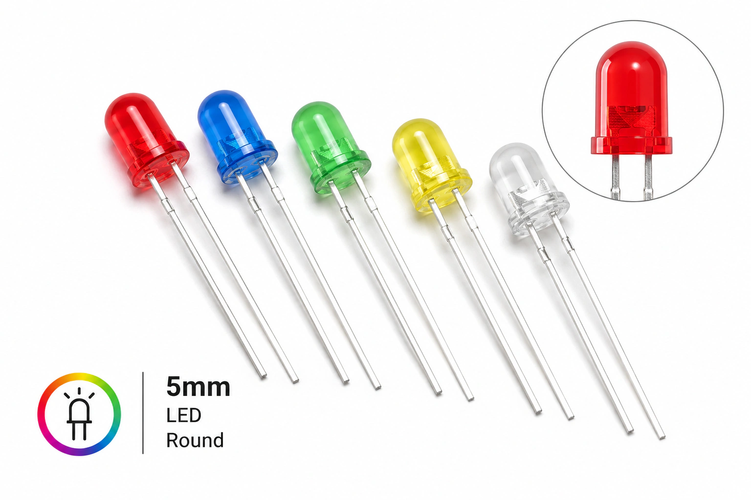 5mm Round LED - LL / SL visual