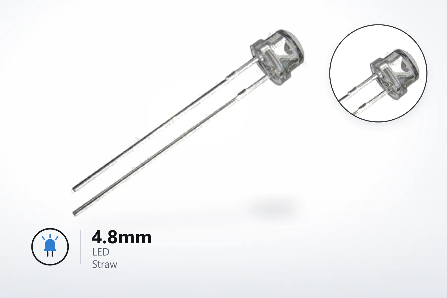 4.8mm Straw LED visual