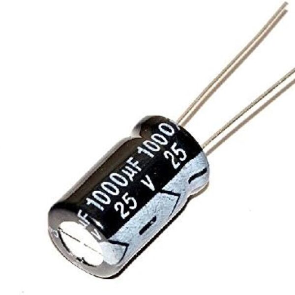 E-capacitor - 1000uf/25v 10*17